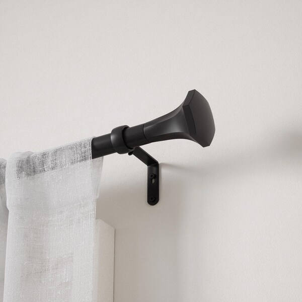 Umbra Sita Matte Black Curtain Rod 36 in L X 72 in L - 1018342-038
