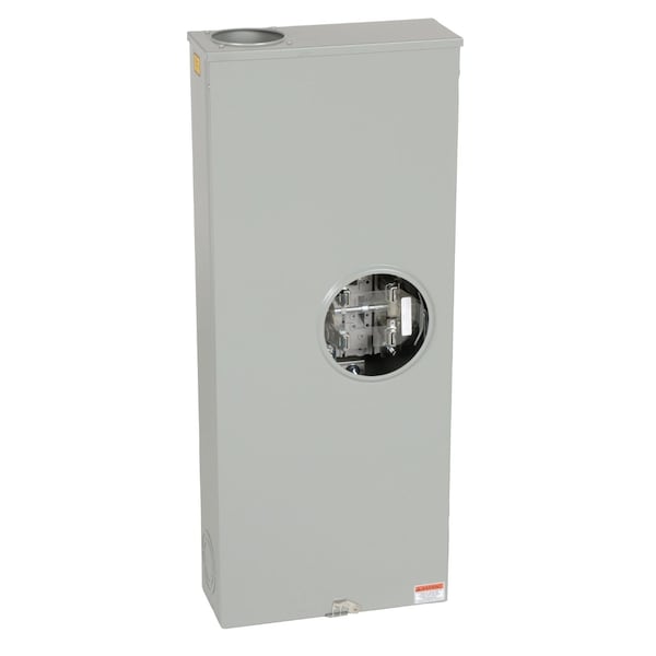 Caja de medidor individual Square D, conector sin anillo, bypass de palanca, 4 mordazas sin liberación, OH, UG, 320 A, hasta 600 VCA fase única 3H - UTH4330T