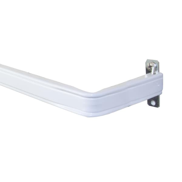 Kd Encimera 3 in. Clearance Single Lockseam Curtain Rod, Extends Upto 28 to 48 in. - KD3183984