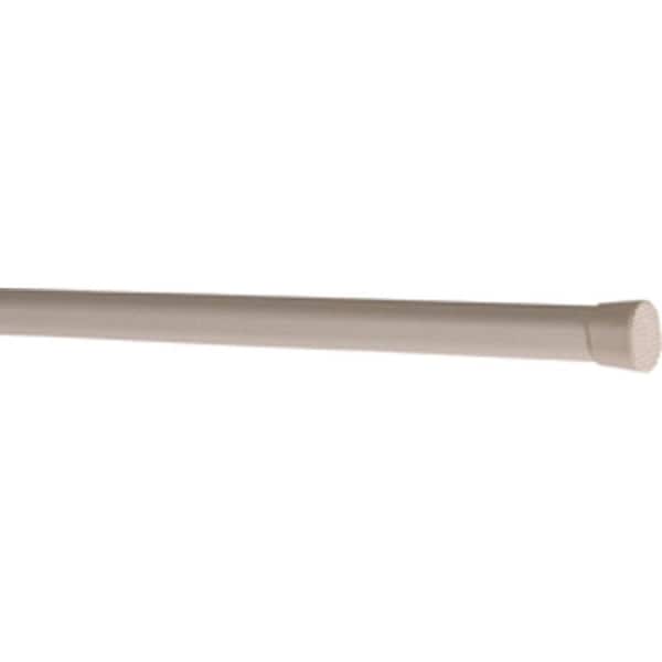 Kenney Mfg KN616 Spring Tension Rod, 58 in Dia, 22 to 36 in L, Plastic, White - KN616NP