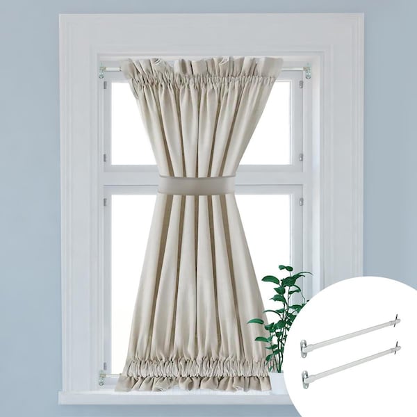 Central Design 10 x 8 mm Oval Sash Rod for 31 to 55 in. Windows, 2PK - SASH-O-3155