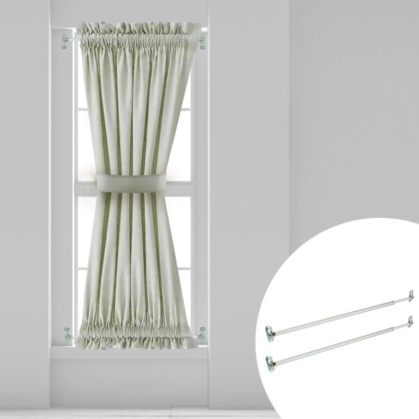 Central Design 8 mm Round Sash Rod for 11 to 19 in. Windows, 2PK - SASH-R-1119