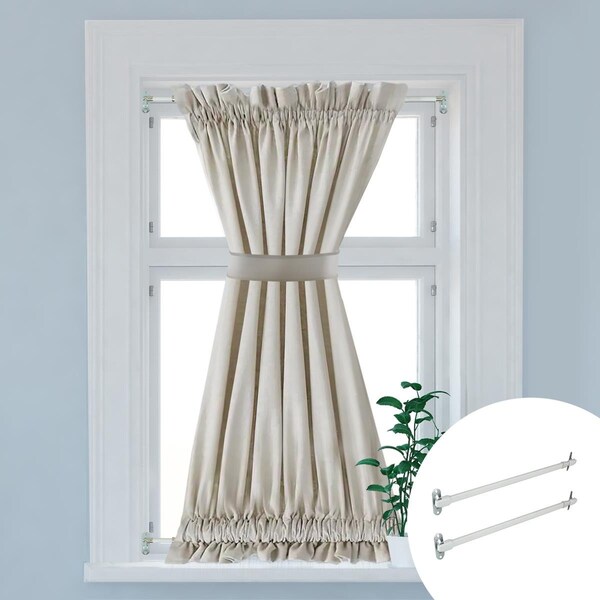 Central Design 10 x 8 mm Oval Sash Rod for 11 to 19 in. Windows, 2PK - SASH-O-1119