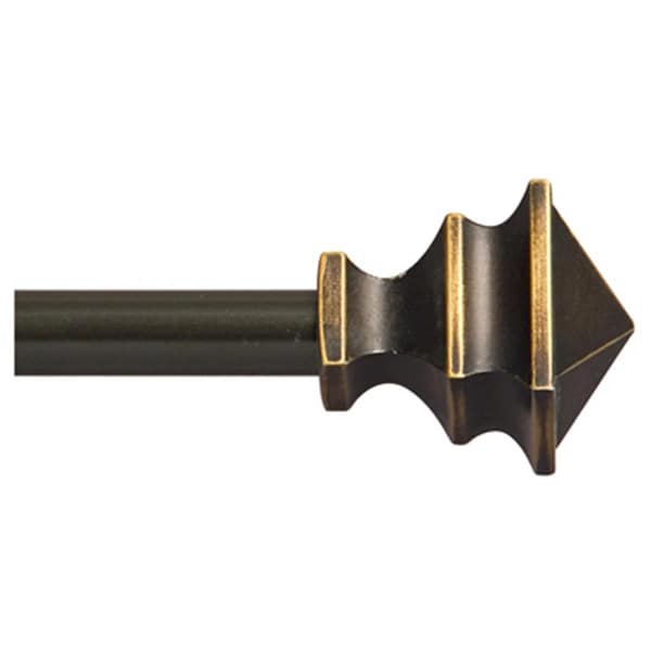 Perfectpillows KN55480 48-86 0.5 in. Bronze Deco Rod - PE138395