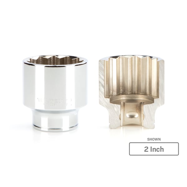 Llave de vaso de 3/4 pulgadas de unidad x 1-5/8 pulgadas de 12 puntos - SHD32241