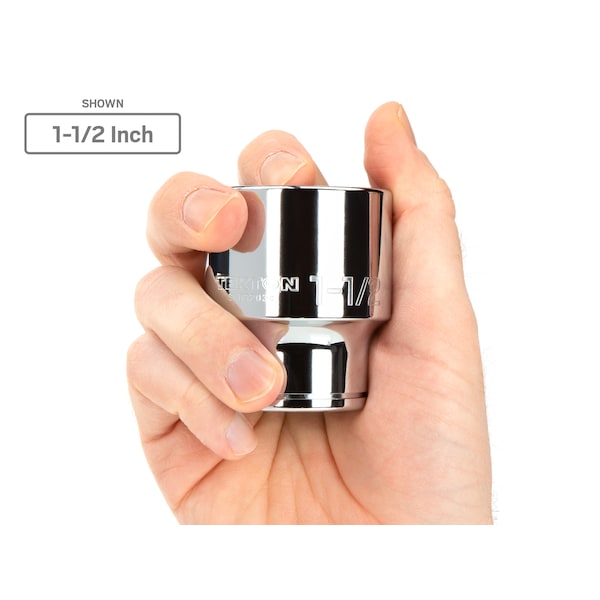 Llave de vaso de 3/4 pulgadas de unidad x 1-5/8 pulgadas de 12 puntos - SHD32241