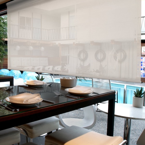 Keystone Fabrics Motorized Regal Sun Shade w/Protectiv - UP80.48.65