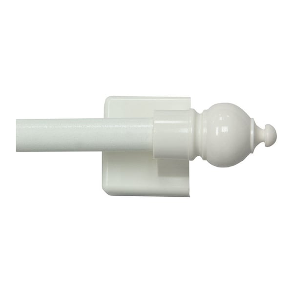 Kenney Mfg Kenney Enamel White Magnet Cafe Rod 16 in. L X 28 in. L - KN40344