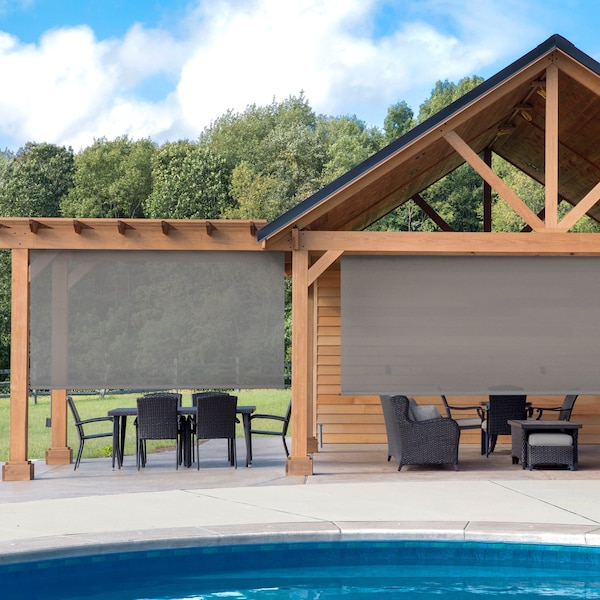 Keystone Fabrics Premium Sun Shade, Palm, 120" W, Pole - O70.108.70