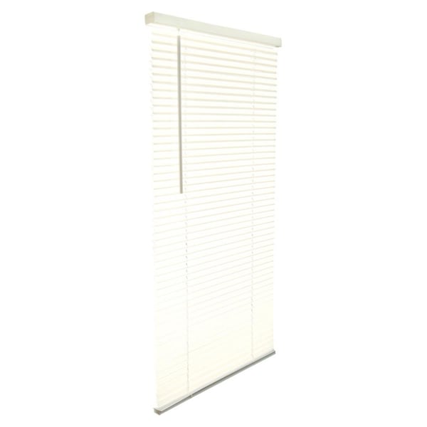 Work-Of-Art Vinyl 1 in. Cordless Mini-Blinds, 36 x 64 in. - Alabaster - WO2513311