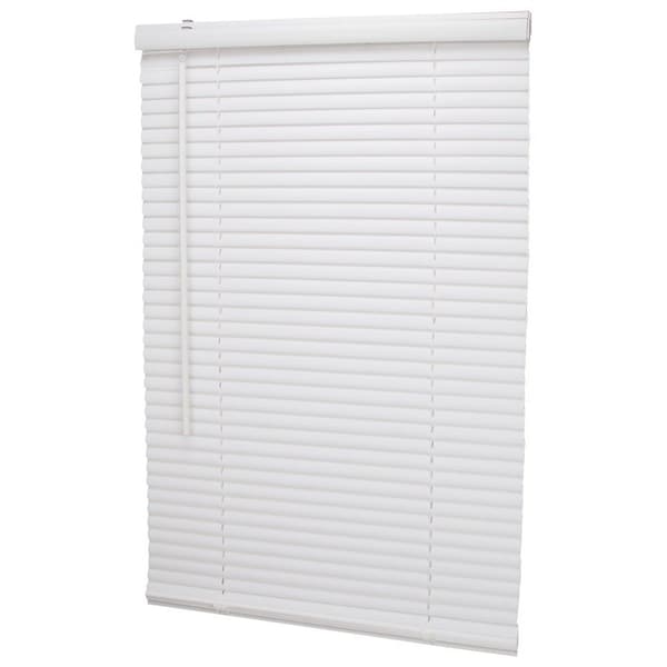 Simple Spaces Blind, 42 in L, 23 in W, Vinyl, White - PVCMB-0A