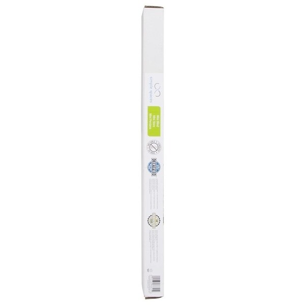Simple Spaces Blind, 42 in L, 23 in W, Vinyl, White - PVCMB-0A