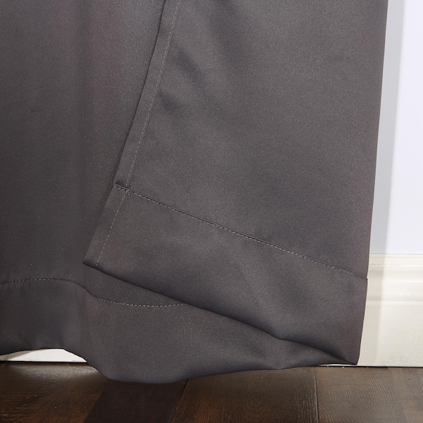 Sun Zero Sun Zero Norwich Gray Blackout Curtains 80 in. W - AC-NORWICH84CHR