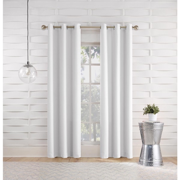 No. 918 No918 Webster White Curtain 80 in. W X 84 in. L - AC-WEBSTER84WHT