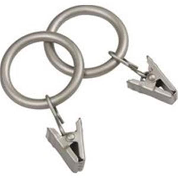 Daphnes Dinnette 0.62-0.75 in. Clip Ring - Antique Pewter - DA1864473