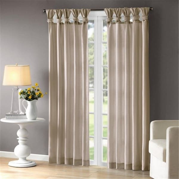 Madison Park Emilia Window Curtain, Ivory - WIN40-120