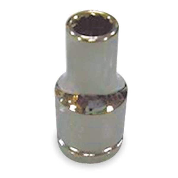 Westward 1/4 in Drive, 9mm 12 pt Llave Métrica, 12 Puntos - 1EZU6