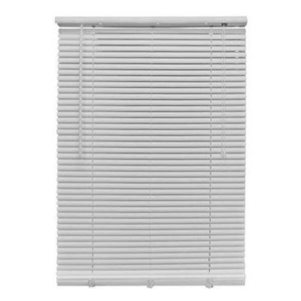 Nien Nien 249148 Homepointe Cordless PVC Light Filtering Mini Blind; White - 1 x 27 x 64 in. - 249148