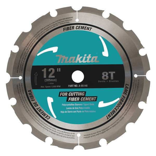 Makita PCD Miter Saw Blade, 12", 8T - A-95146