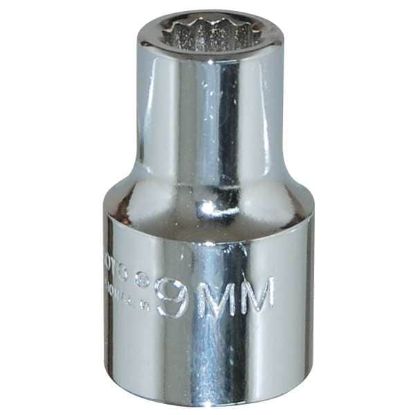 1/2 pulgada de unidad Proto, 9mm de tamaño métrico con 12 puntos, 12 puntos - J5409M