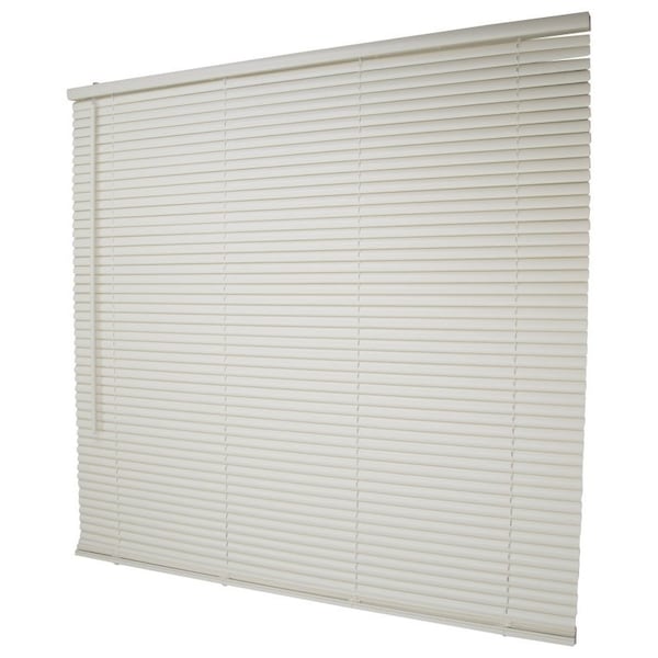 Simple Spaces Blind, 64 in L, 43 in W, Vinyl, Alabaster - PVCMB-13AA