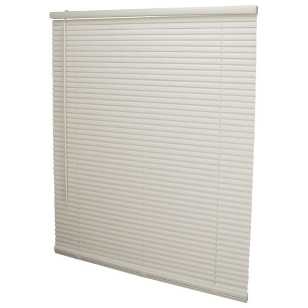 Simple Spaces Blind, 64 in L, 35 in W, Vinyl, Alabaster - PVCMB-10AA