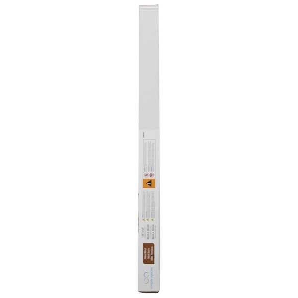 Simple Spaces Blind, 64 in L, 34 in W, Faux Wood, White - FWMB-14