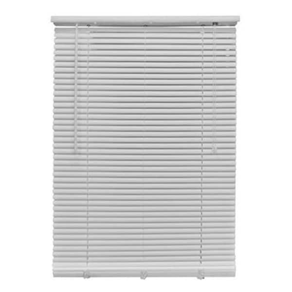 Auric Homepointe Cordless PVC Room Darkening Mini Blind, White - 1 x 46 x 64 in. - AU2669036