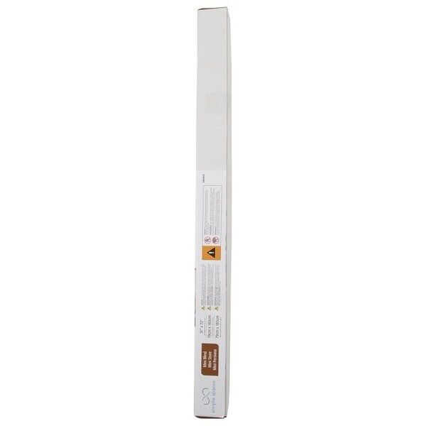 Simple Spaces Blind, 72 in L, 31 in W, Faux Wood, White - FWMB-28