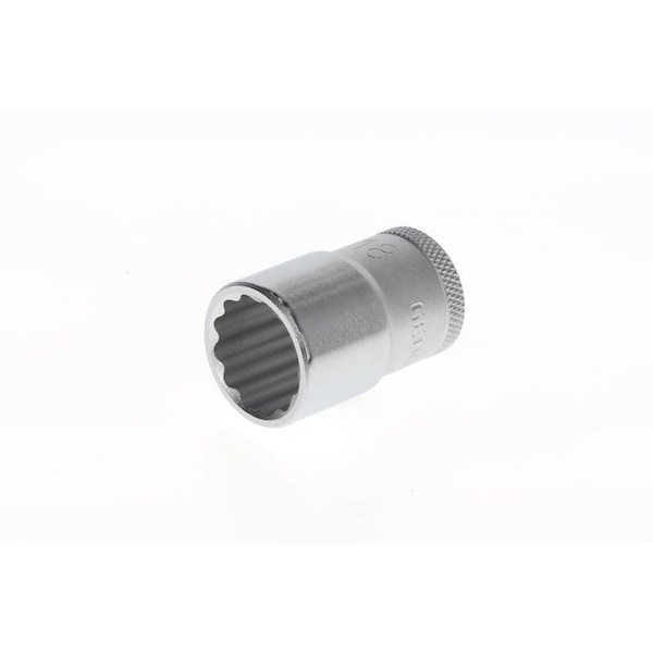 Gedore 1/2" Cuadrante de accionamiento, 18mm Llave métrica, 12 puntos - D 19 18
