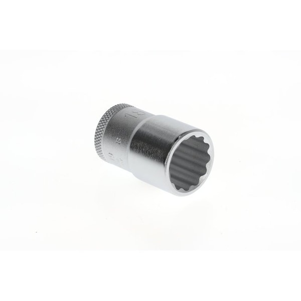 Gedore 1/2" Cuadrante de accionamiento, 18mm Llave métrica, 12 puntos - D 19 18