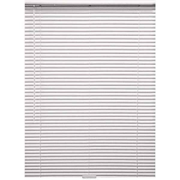 Designers Touch White Cordless Room Darkening 1 in. Aluminum Mini Blind - 19 in. W x 72 in. L - 10793478522644