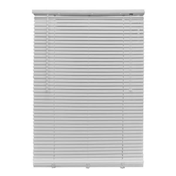 Nien Nien 249146 Homepointe Cordless PVC Light Filtering Mini Blind; White - 1 x 23 x 64 in. - 249146