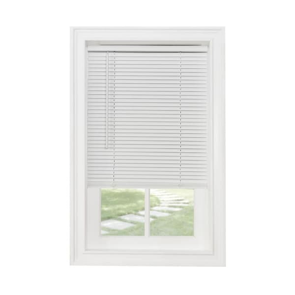 Achim Importing Achim 28 x 72 in. GII Morningstar Cordless Vinyl Light Filtering Mini Blinds, White - MSG2287WH6