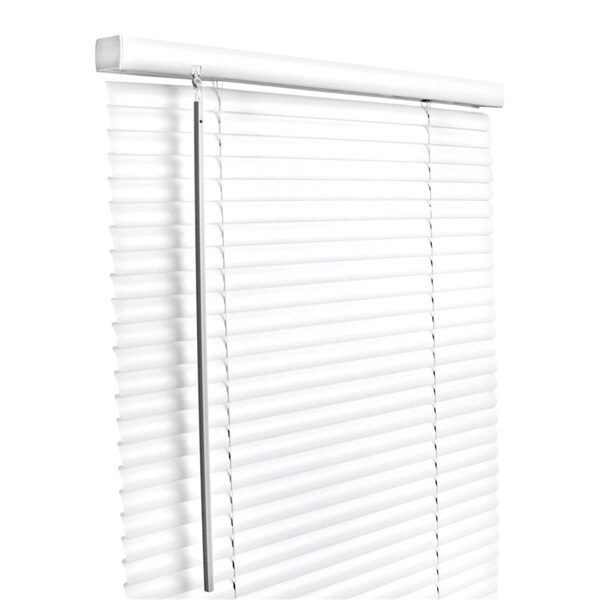 Work-Of-Art Vinyl 1 in. Cordless Mini-Blinds, 31 x 72 in. - White - WO2513320