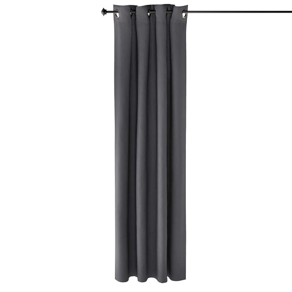 Highkey Collins Blackout Curtain, 52 x 84 in. - 1 Panel - Dark Grey - LR1582444