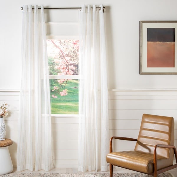 Safavieh 52 x 96 in. Zana Window Panel - Beige - WDT1027A-5296