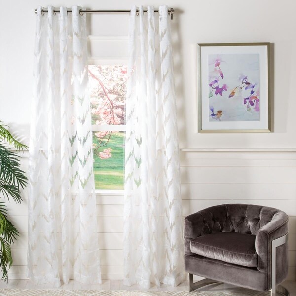 Safavieh 52 x 96 in. Jemma Window Panel - Beige - WDT1038A-5296