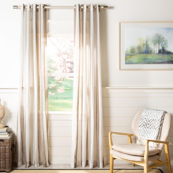 Safavieh 52 x 84 in. Tallie Window Panel - Beige - WDT1028A-5284