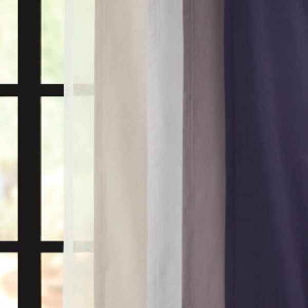 Umbra Twilight Linen Blackout Curtains 52 in. W X 63 in. L - 1017283-354