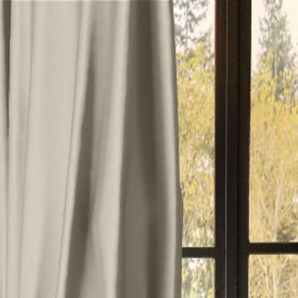Umbra Twilight Linen Blackout Curtains 52 in. W X 63 in. L - 1017283-354