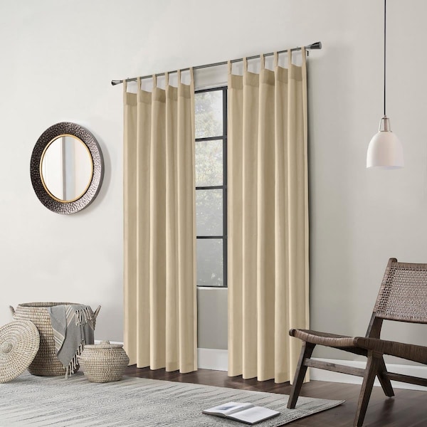 Kd Americana 40 x 63 in. Weathermate Topsions Curtain Panel; Khaki - KD2853675
