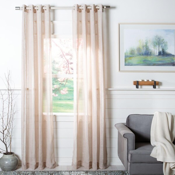 Safavieh 52 x 84 in. Walt Window Panel - Beige - WDT1036A-5284