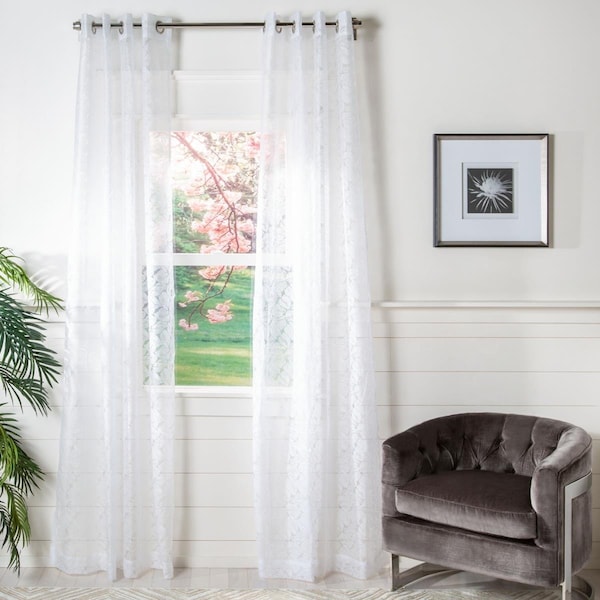 Safavieh 52 x 84 in. Zandria Window Panel - Beige - WDT1025A-5284