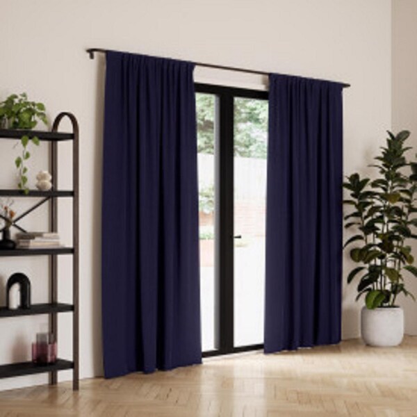 Umbra Umbra Twilight Navy Blackout Curtains 52 in. W X 63 in. L - 1017283-405