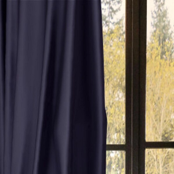 Umbra Umbra Twilight Navy Blackout Curtains 52 in. W X 63 in. L - 1017283-405