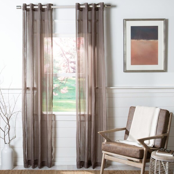 Safavieh 52 x 96 in. Kannon Window Panel - Brown - WDT1046C-5296