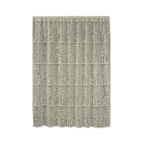 Micasa Heritage Lace  60 x 63 in. Rabbit Hollow Panel; Cafe - MI643742