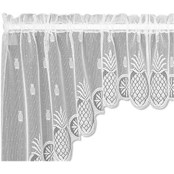 Heritage Lace 72 x 30 in. Welcome Swag Pair, Ecru - 7270ES-30PR