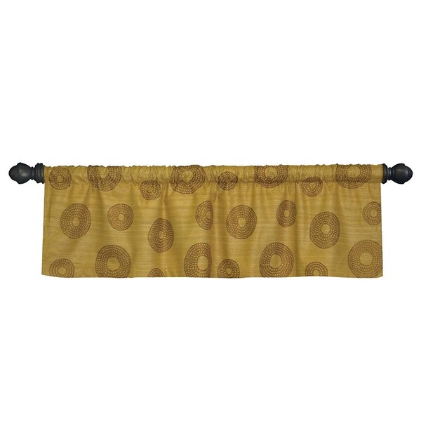 Heritage Lace Serenity 52 x 16 in. Valance, Amber Gold - SY-5216AG